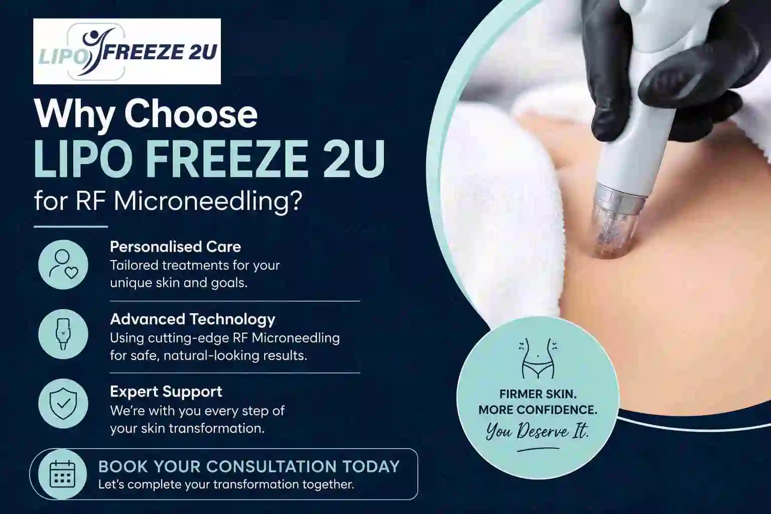 Why Choose LIPO FREEZE 2U for RF Microneedling Kings Langley?